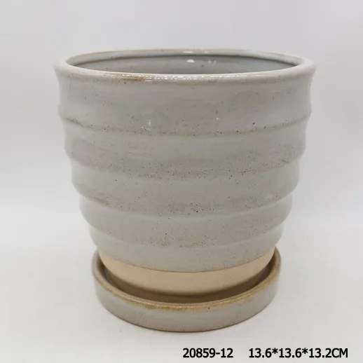 Ancient Ceramic Morandi orchid plant  garden  Flower pot planter