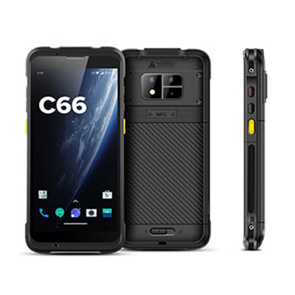 Chainwayc66 мобильный компьютер Прочный android pda портативный промышленный сканер штрих-кодов