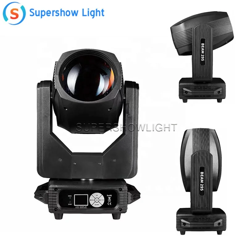 Supershow prismatic rainbow effect beam 295 moving head 295w beam 14r moving head light for stage lighting