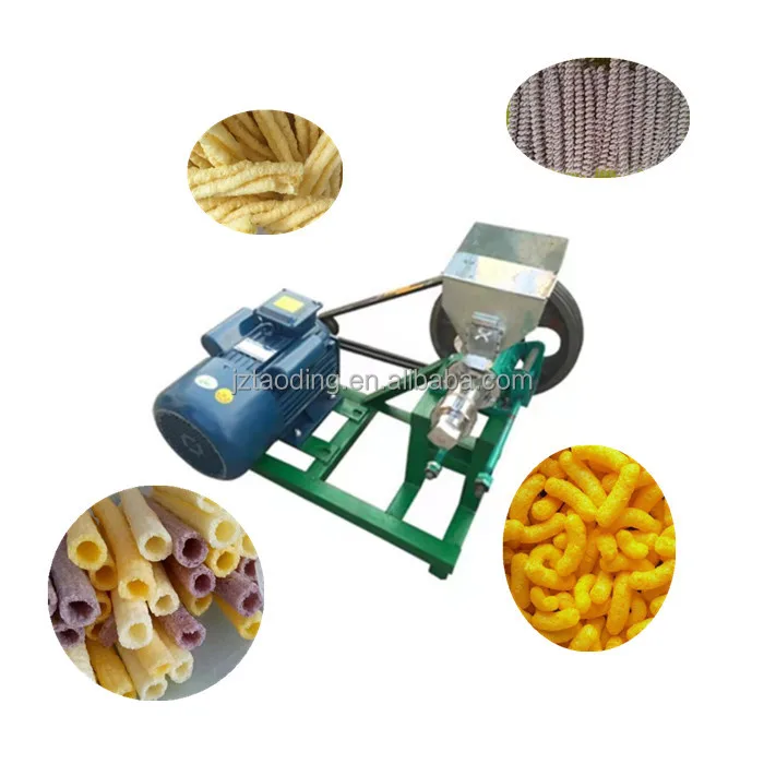 15-20kg/h rice puff making machine automatic corn puff machine snack food maker mini maize puff machine corn puffing extruder