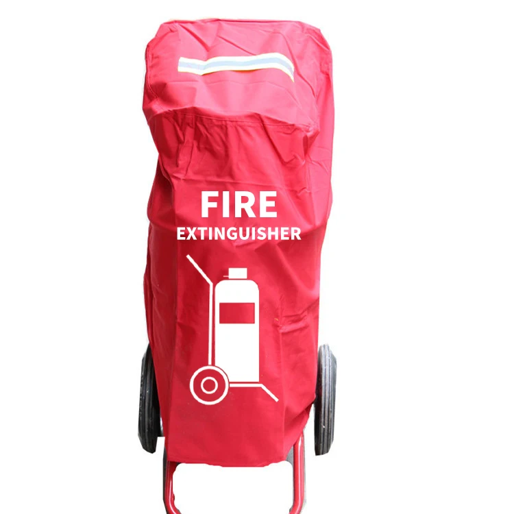 PVC Cover for 50kg wheeled  fire extinguisher  with highlight handle