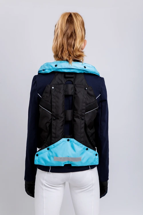 Thick TPU Airbag Equipped Horse Riding Airbag Vest Reflective Protection Jacket