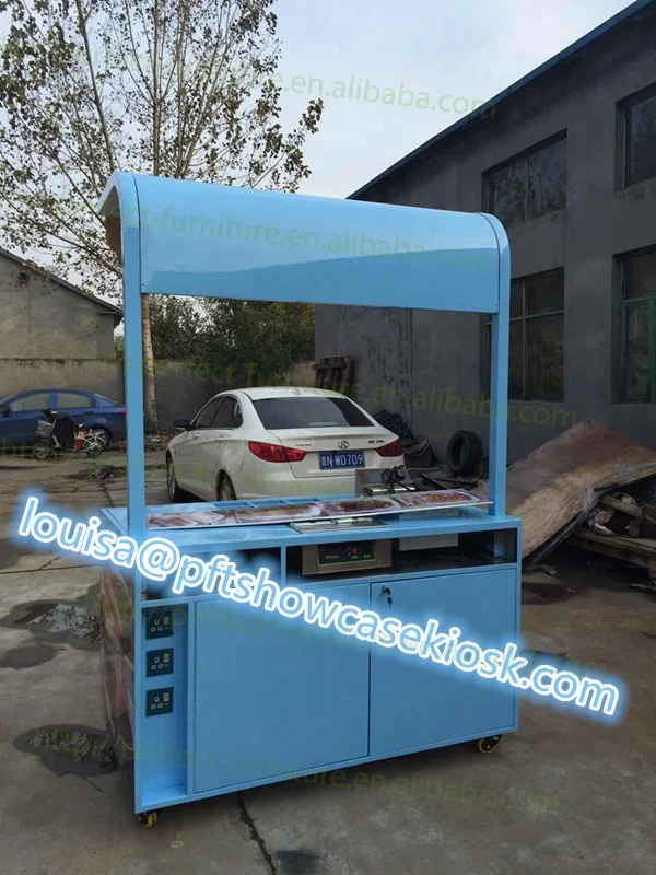 hot selling mobile coffee cart with wheels