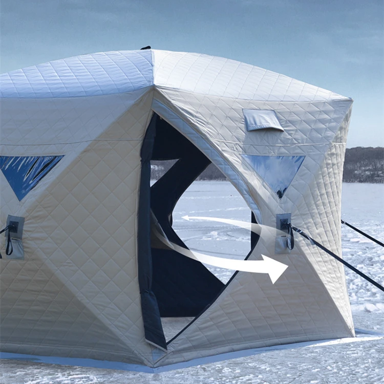 Revo Ice Fishing Tent Outdoor Cold Windproof Camping Strong Waterproof Ice Cotton Fishing Tent