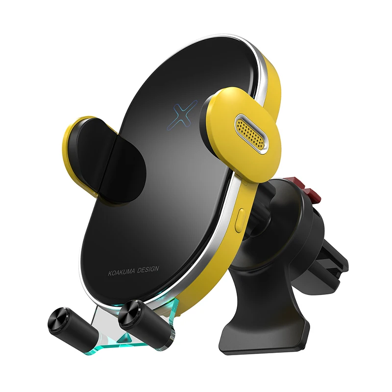 New Trending Products 2023 Smart Sensor Auto Clamping Qi KC Wireless Phone Car Charger Holder