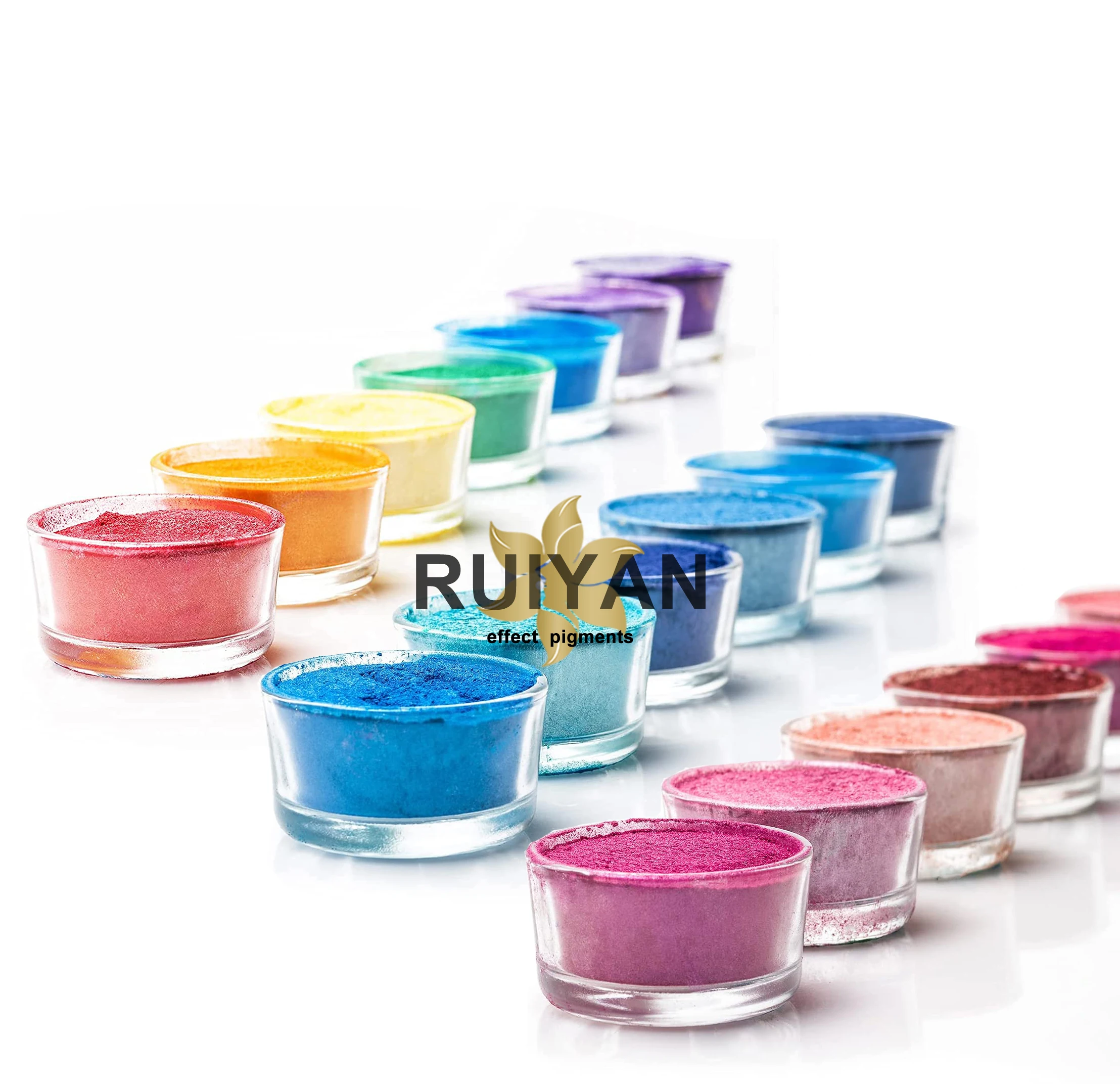 Mica Pigment Powder Pure 50 Colors for Soap Making Paint Nail Art Bath Bomb