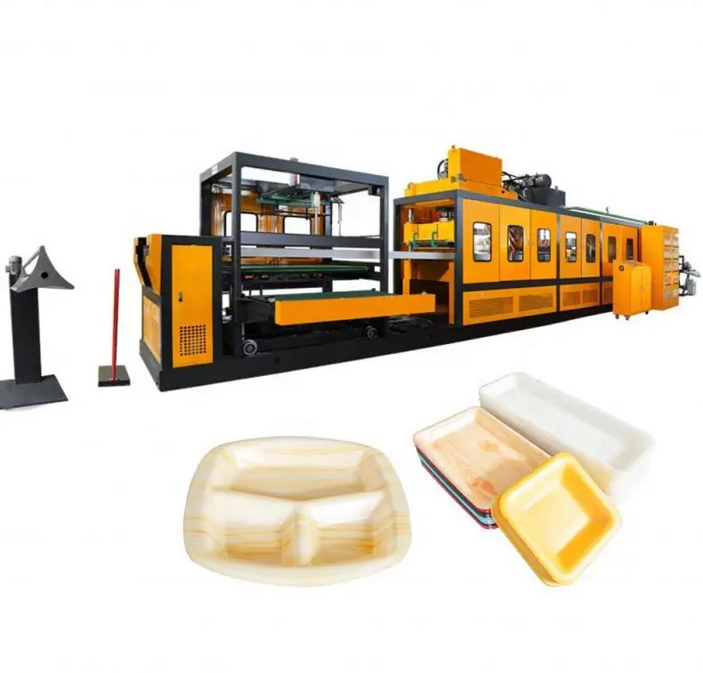 Полностью автоматическая машина для производства пластиковых одноразовых ланч-боксов из