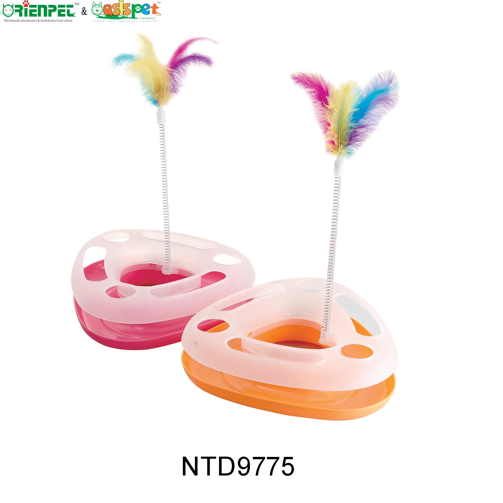 ORIENPET & OASISPET Plastic Triangular cat tease toy Ready stocks NTD9775 Cat toy