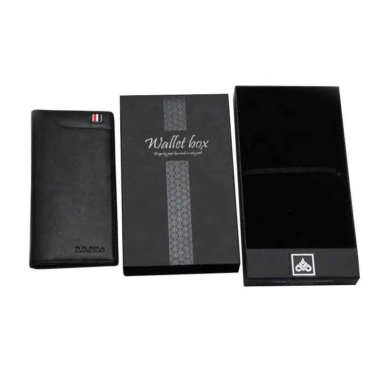 ODM/OEM Hot sale wholesale custom luxury wallet packaging gift box  wallet box with cheap price
