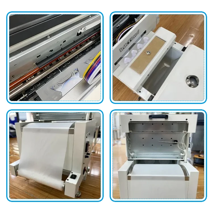 Manufacturer Dual XP600 A3 DTF Printer 30 cm white toner Direct Transfer Film Printer With dtf Shaking Powder Machine for T-shir