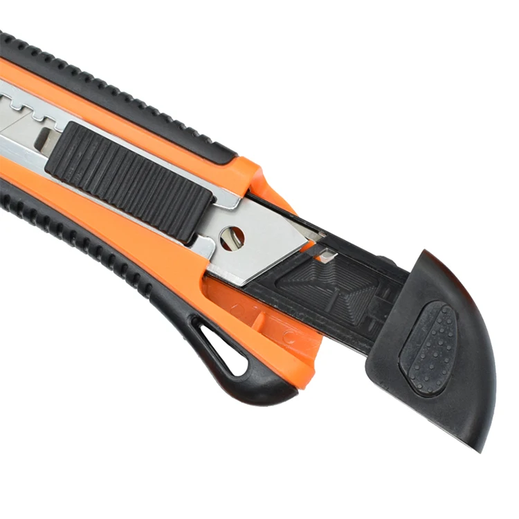 Multi Functional Tool Knife Box Cutter With Rubber And Plastic Handle