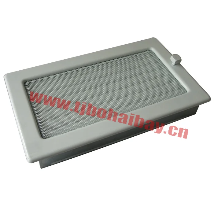 
Monolayer wire mesh ventilation grilles with adjustable shutter 