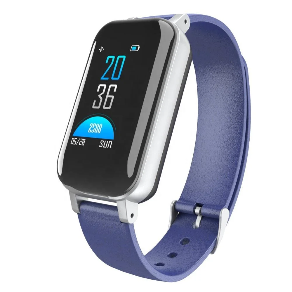 
Creatway T89 TWS smartwatch 2 in 1 with TWS earphone earbuds and silicon strap 