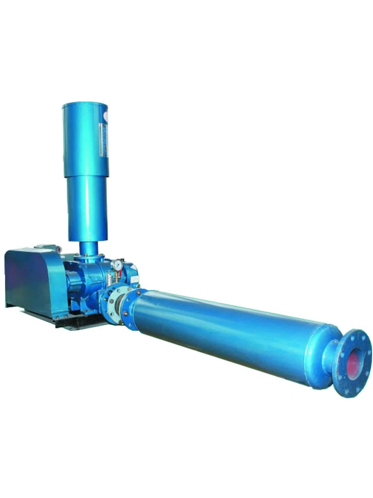 Industrial Biogas Gas Blower Roots Blower Air Pump 2023 manufacturing roots rotary lobe blower aquaculture
