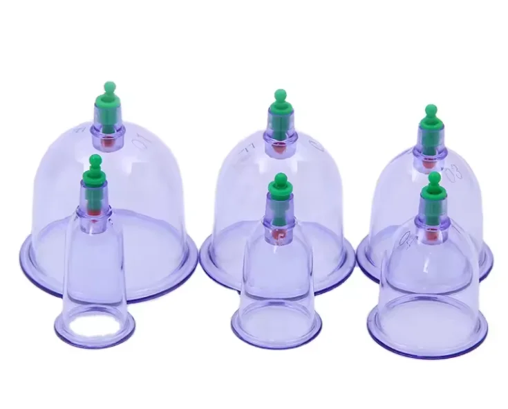 Chinese Medical Single Hijama Cupping Cup Jar Vacuum Cupping Cup Set Hijama Therapy Single Plastic Cupping Cups