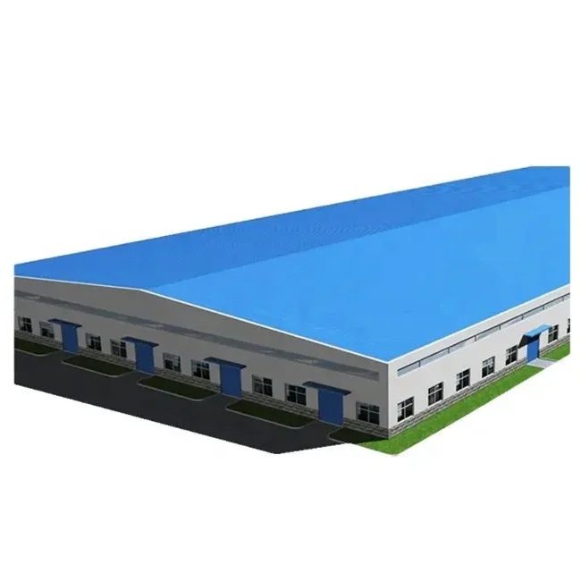 low cost farming building light weight prefabricated steel structure cowshed