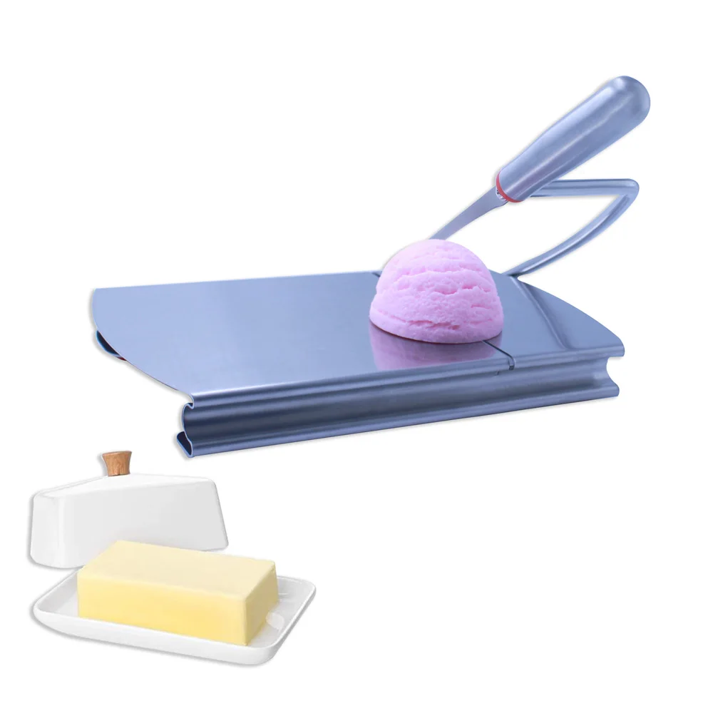 Factory Direct Durdable Stainless Steel Cutting Cheese Slicer Board with 4 Pieces Set Cheese Knives