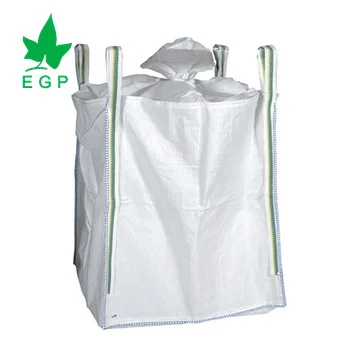 EGP China factory PP FIBC big jumbo bag High quality Woven Bag 1 ton 1.5 ton 2 ton top Skirt duffel filling spout customize