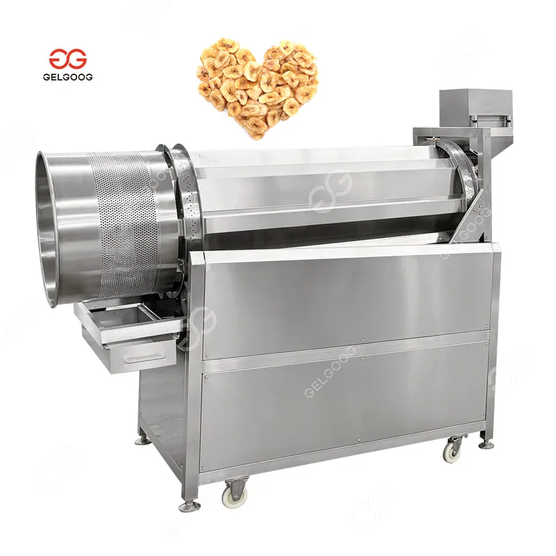 Automatic Continuous Conveyor Deep Frying Fried Plantain Banana Chips Fryer Machine