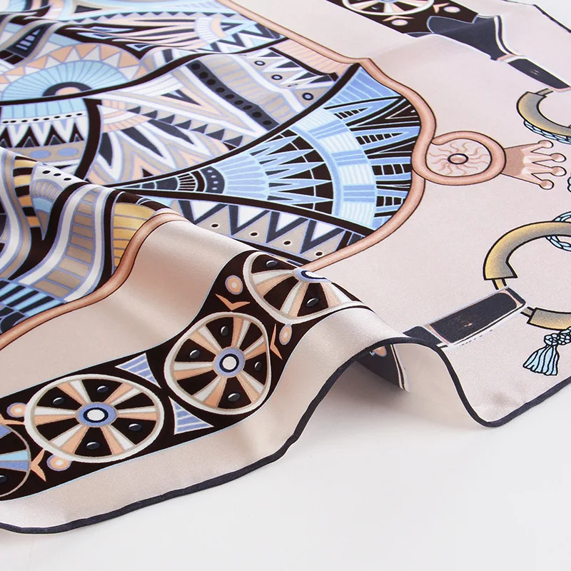Special Design Widely Used Printed Real Silk Scarf Custom Printing