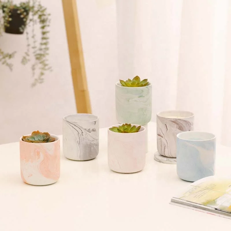 Matt Finished Ceramic Nordic Mini Flower Pot Succulent Pots for Indoor