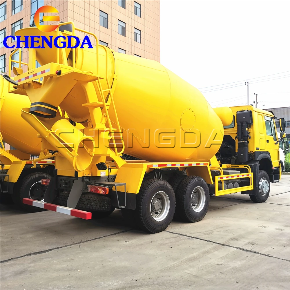6x4 Yellow MixerTrucks Concrete Pump Trucks Cheap Truck Concrete Mixer