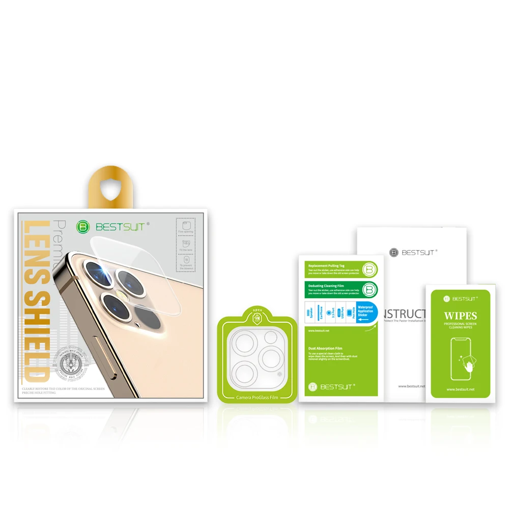 
Phone Camera Lens Protector 9H Flexible Glass Lens Screen Protector 0.2mm HD Camera Lens Film for iPhone 13 / 12 