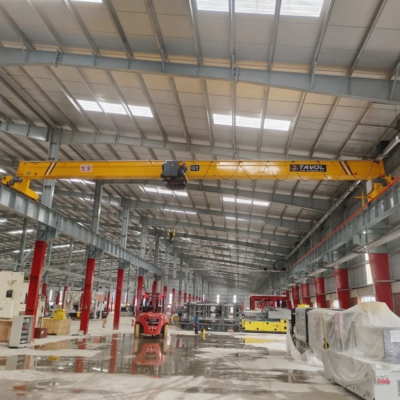 high quality 1 ton lda hanging hoist single-beam girder overhead bridge crane for sale