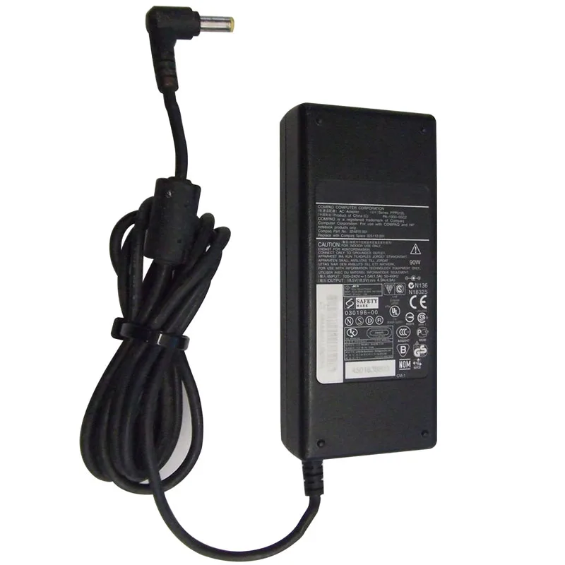 Wholesale Laptop Charger For Hp 18.5V 4.9A 90W Power Adapter For Hp HP Compaq Presario 2100 2500 3000 5.5x2.5mm