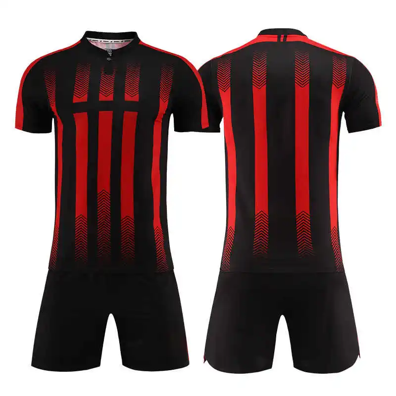Wholesale Football Soccer Ball Team Wear Jersey Uniform Sublimation Custom Jersey and Shorts Sets