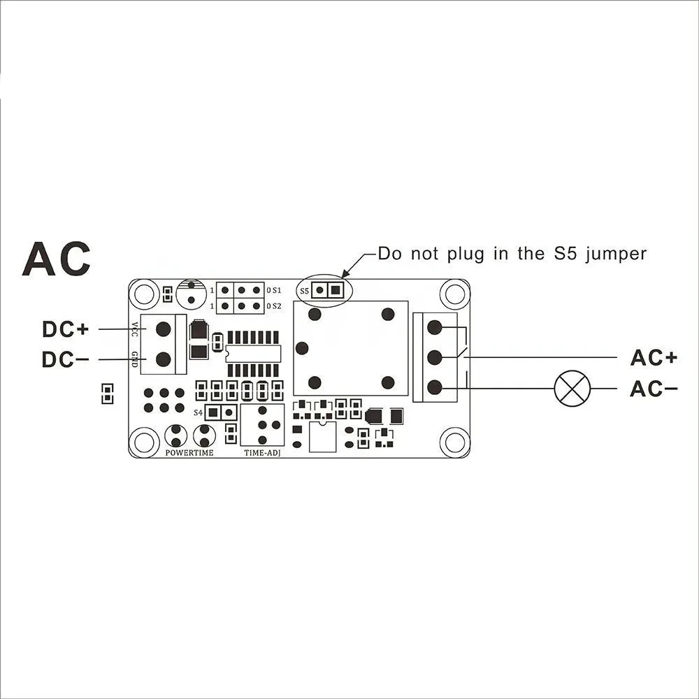 DC 12V Time Relay Module Normal Open Time Delay Relay Timing Timer Relay Control Switch Adjustable Potentiometer LED Indicator