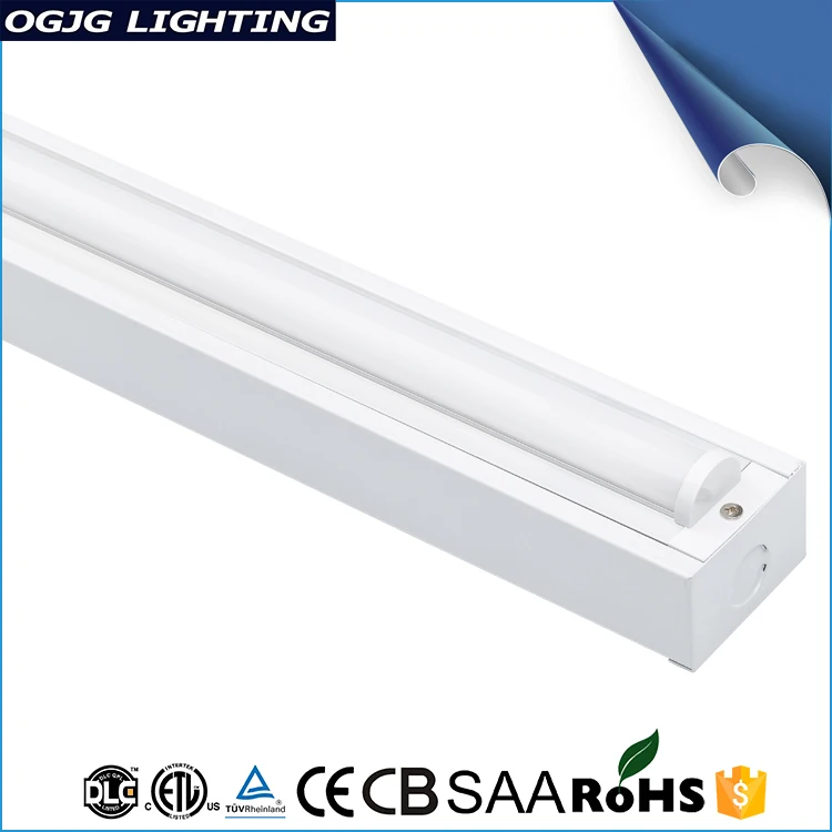 OGJG dustproof industrial surface batten tube lamp 120v 220v 347v linear lighting indoor led tube light