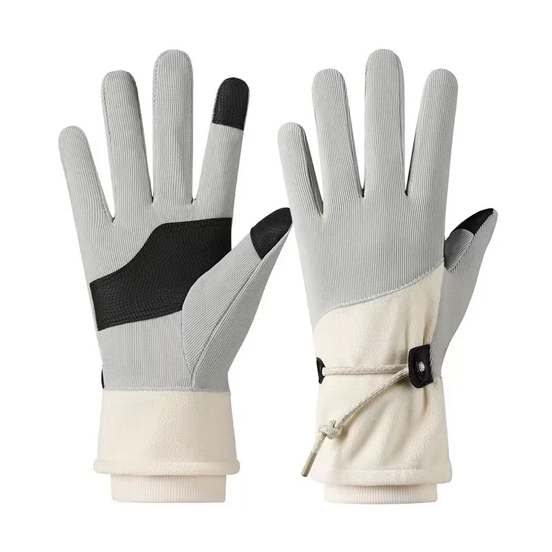 Fashion thicken thermal bike cycling touch screen women winter warm hand arm female gloves for girls