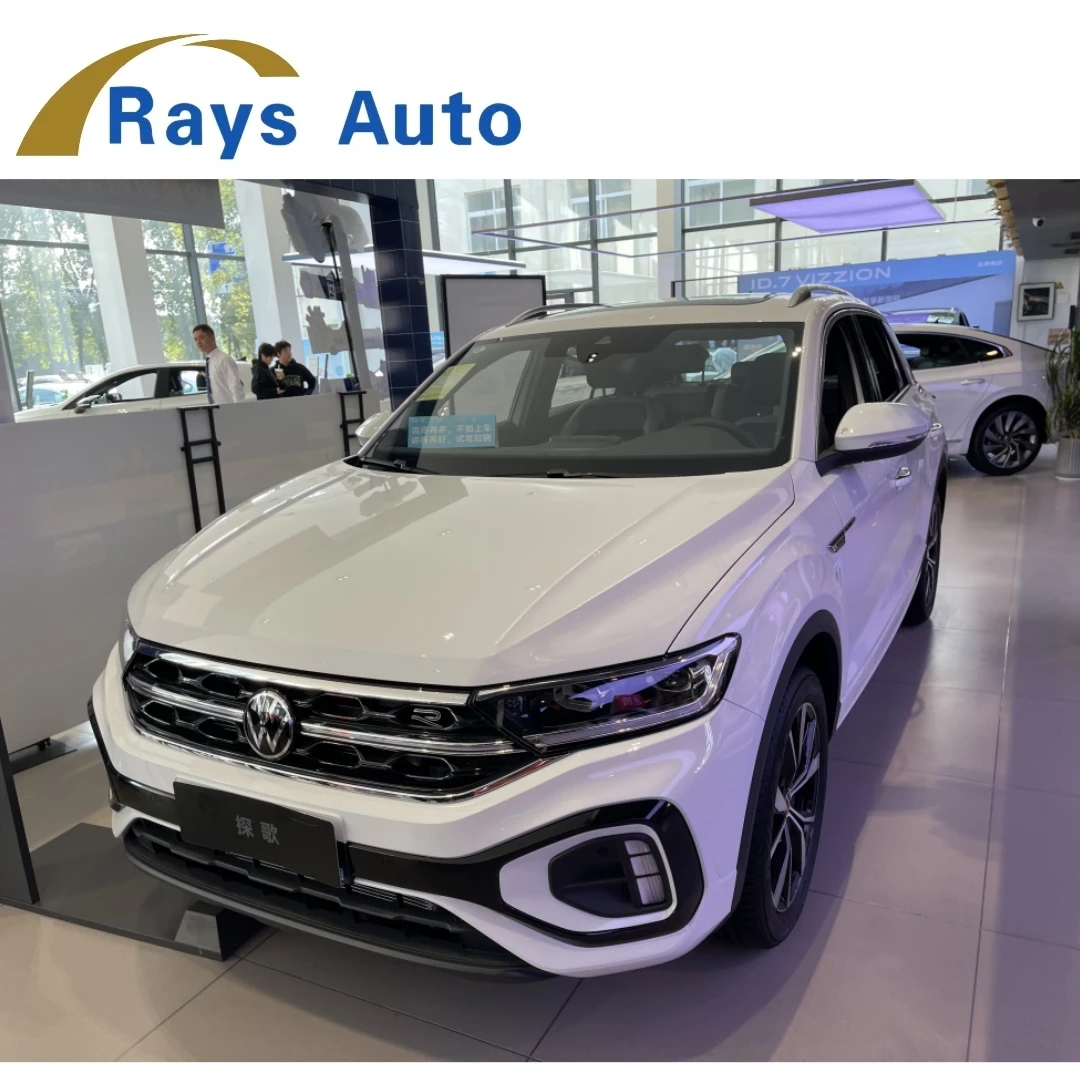 Volks-wagen T-ROC Compact SUV auto 2024 VW White/Drak Turbo Engine Light Automatic Gearbox Leather T-roc for purchase