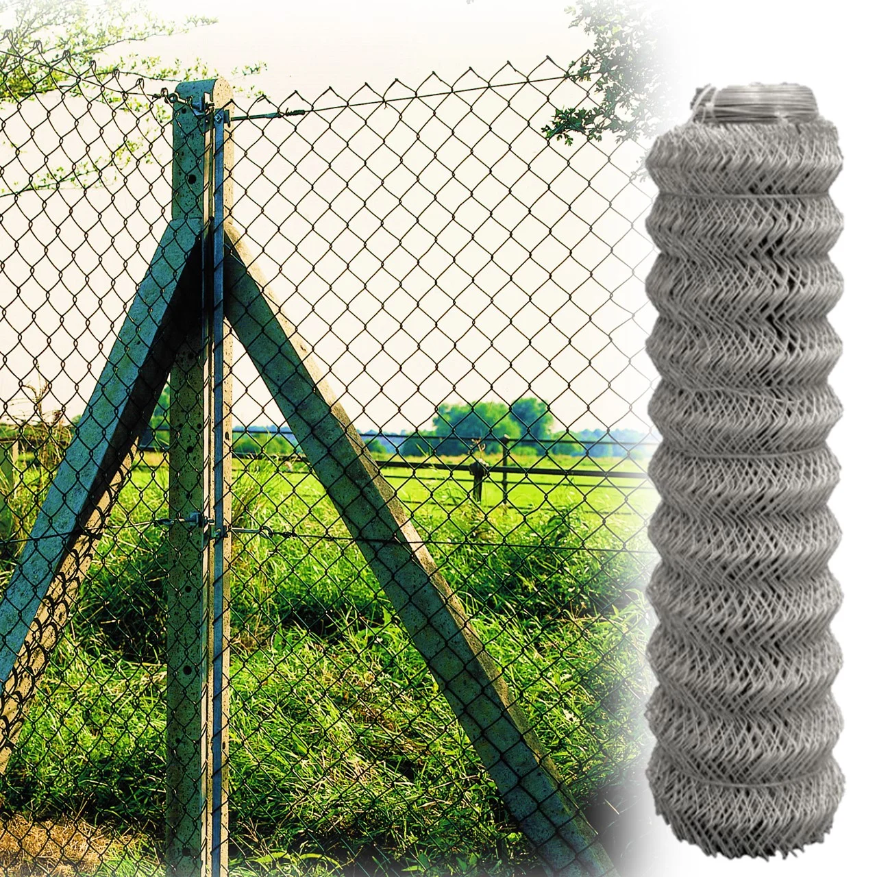 Factory Price High Quality Strength Steel Reinforcing Mesh Galvanized Welded Wire Mesh Fence Chain