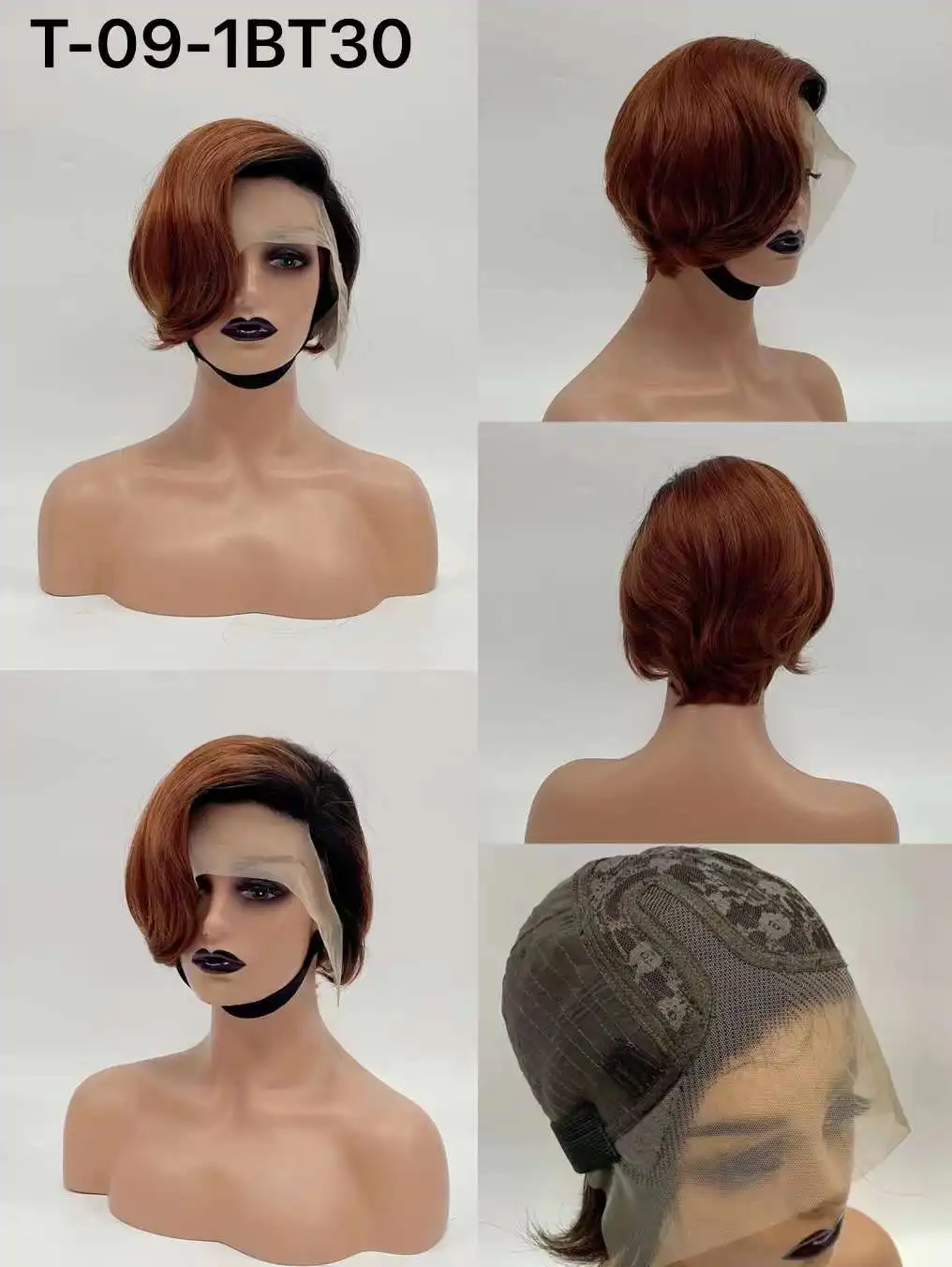 Jennifer Fashion Double Drawn Short Black Woman Weaf Virgin Brazilian Lace Front Braid 100 Bob Wig Human Hair