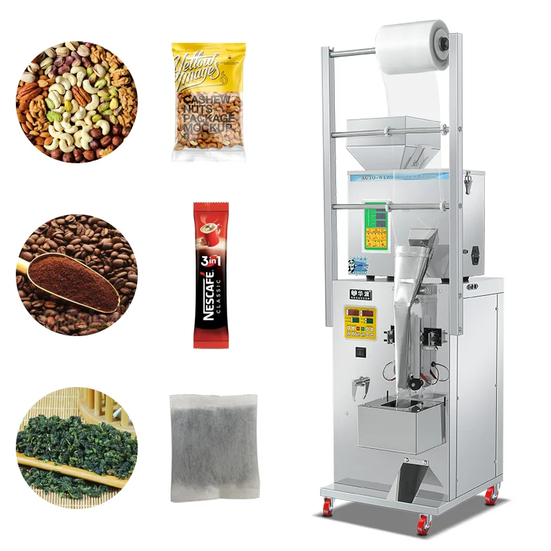 Automatic Multi-Function Packaging Weigher Machines Food Biscuit Spice Sugar Nuts Pouch Coffee Tea Bag Powder Packing Machine