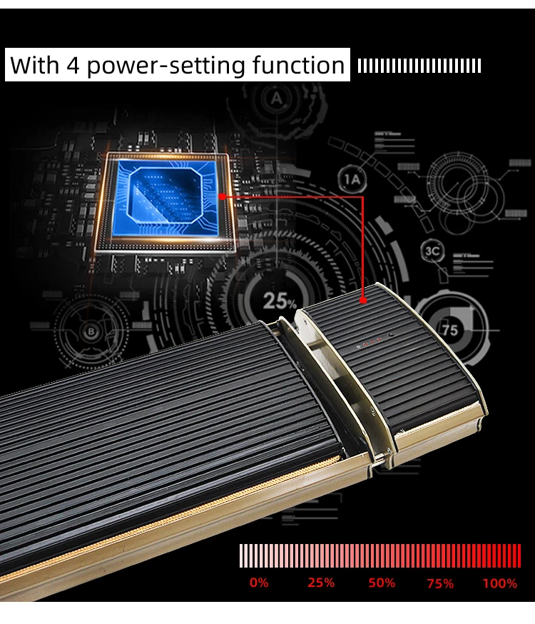 1800W Smart home far infrared radiant heater with Remote Controllede