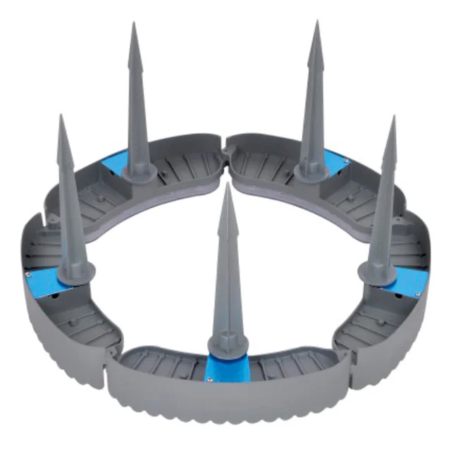 hug tree light dmx 512 spotlight for trunk decor of coconut palm tree ring light