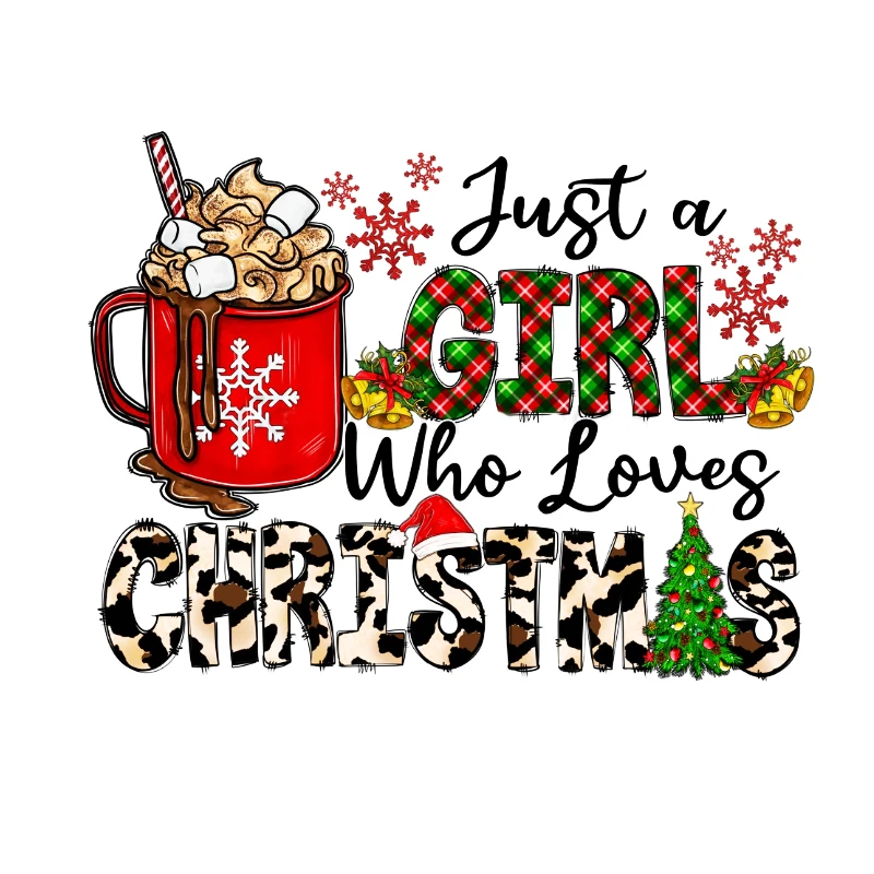 Дешевая цена рождественские трафаретной печати Dtf-трансферы готовые к