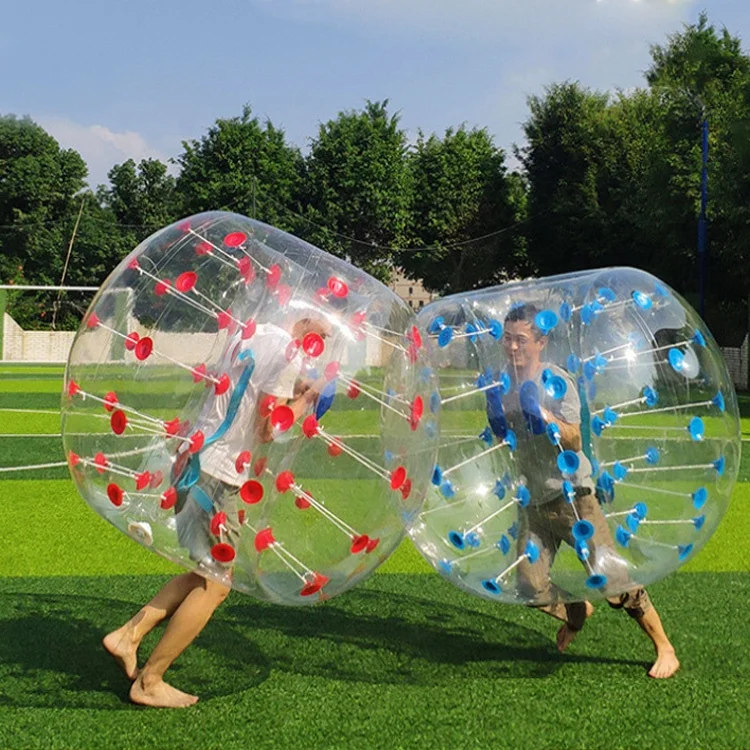 Outdoor Team Gaming Play Inflatable Bumper Bubble Soccer Balls Dia 4FT/5FT(1.2m/1.5m) Body Zorb Ball for Kids Adults