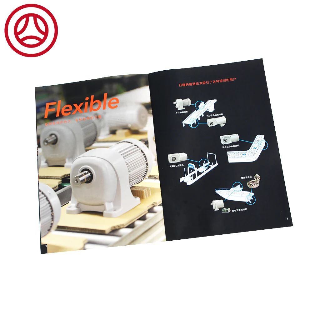 
Hot Sale Full Color Electronic Catalog Manual Printing 