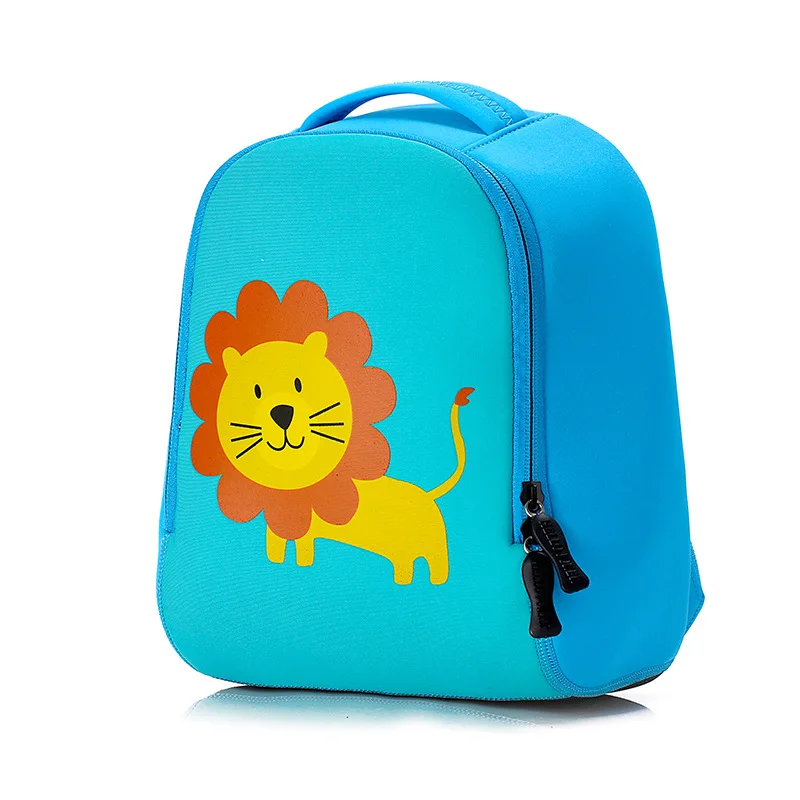 
2019 New Design Waterproof Neoprene 3D Cartoon Kids Backpack School Bag 