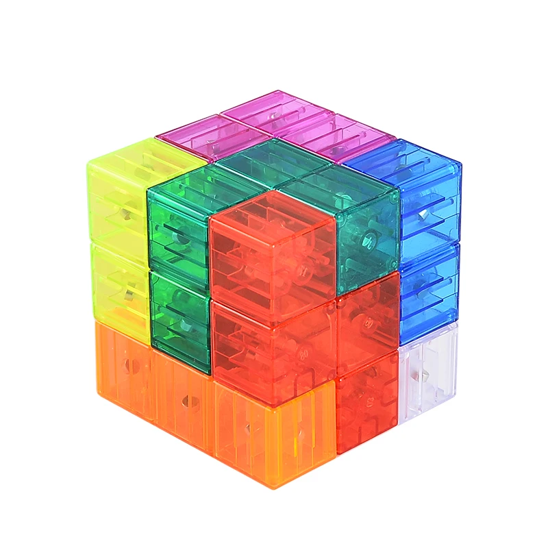 Educational Puzzle Cube Magnetic Block Magic Cube 3D Creative Brain Training Toys
