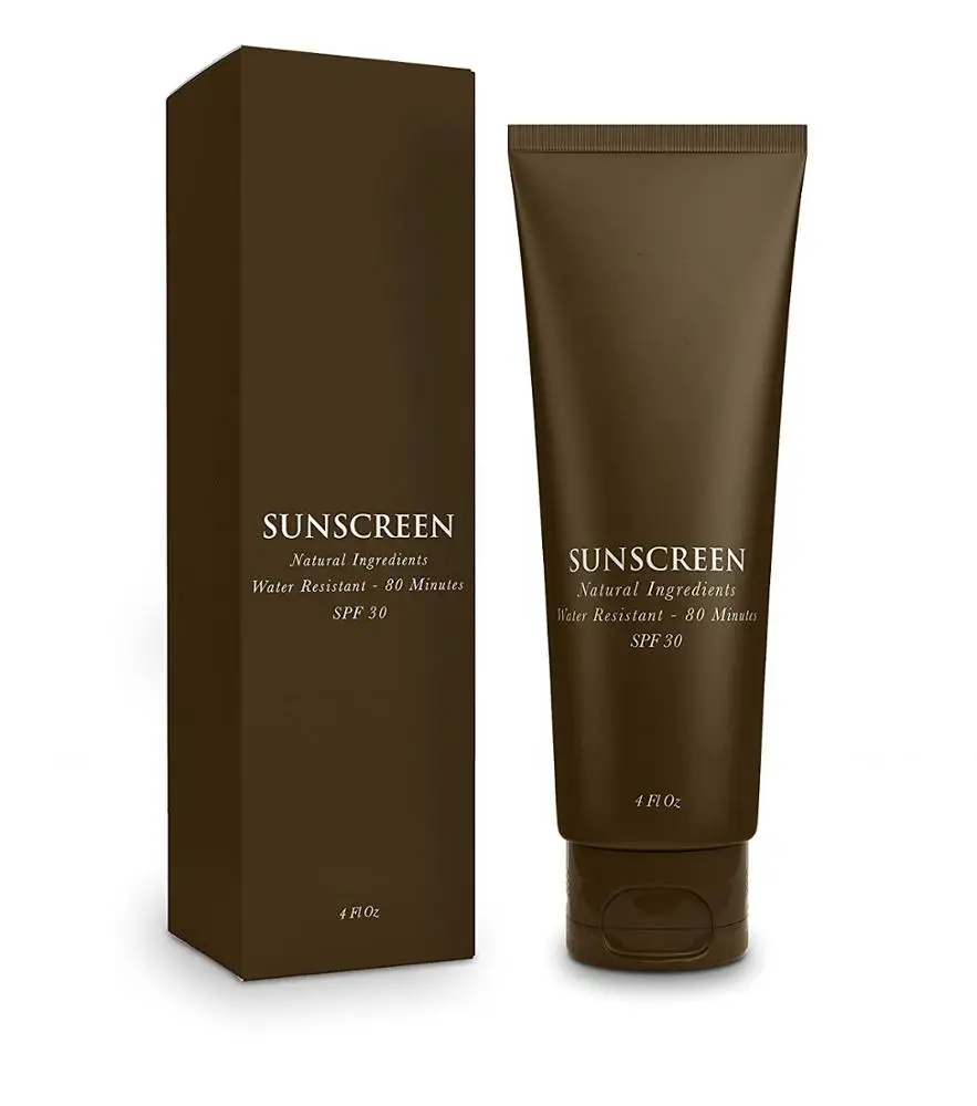 Private Label SPF 30 Sunblock Lotion Reef Safe Non Greasy Fast Absorbing Moisturizer Sunscreen