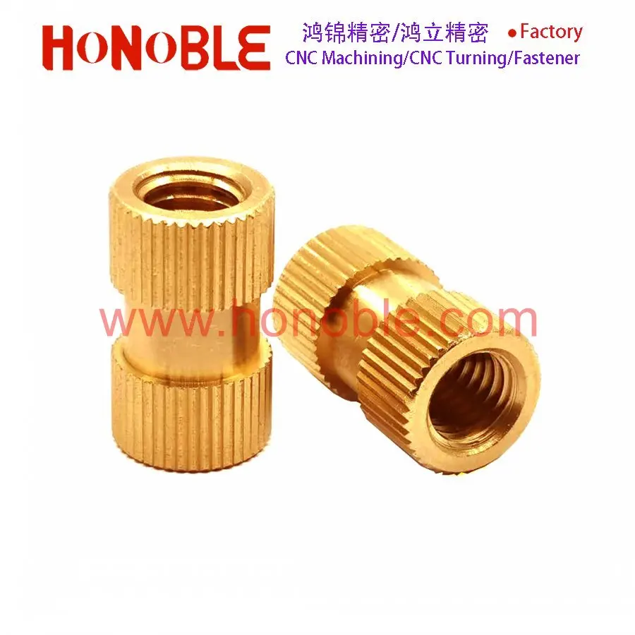 Thread Threaded Inserts and brass nut for 3d printer parts, nut for plastic molding