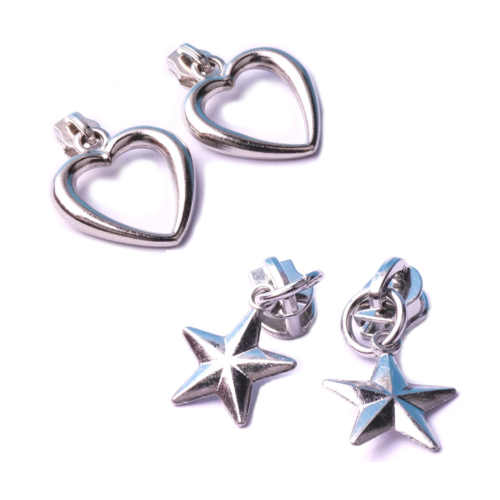 
Fashion Decorative Garment Zip Pullers Alphabet Letter Zipper Slider 