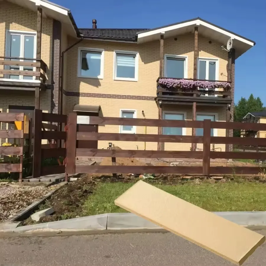 Строительство наружного здания легкий вес стены анти кислоты огнеупорный тонкий шпон желтый бежевый Кирпич Производство