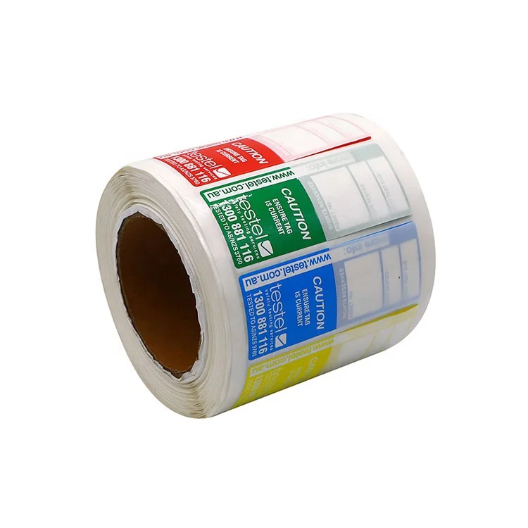 Custom Sticker Tags Marker Tie Logo Printing Wire Identification Marker Label Cable Tag