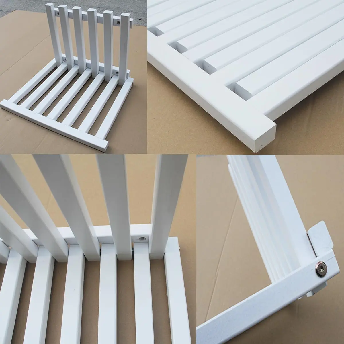 Addreen Customizable colors Bamboo Folding Shower Seat Wall Mounted Door Rear Folding Chair Entrance Bamboo Shoe Changing Stool